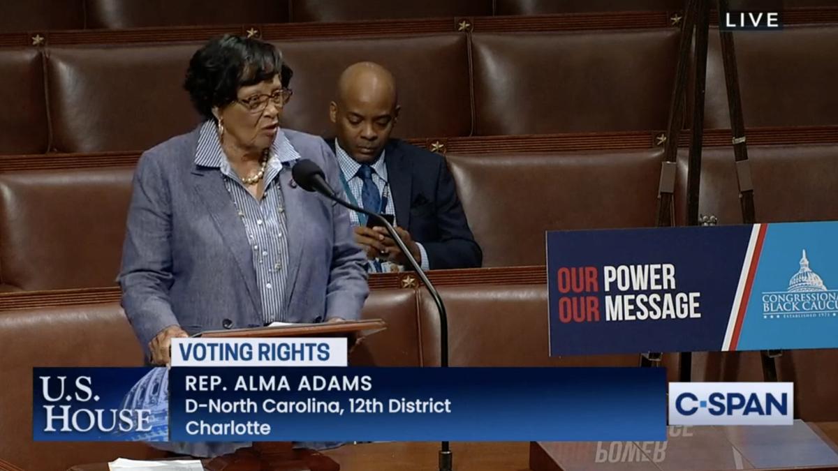 Alma Adams on the Floor