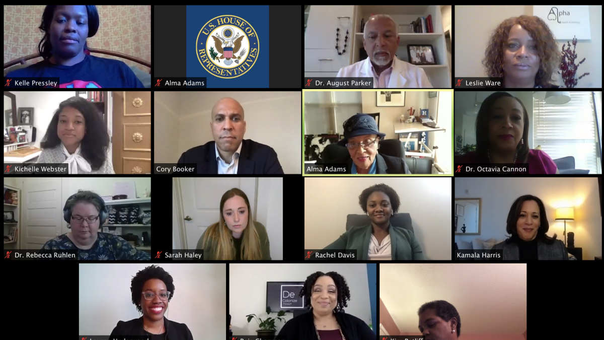 Zoom Call with Rep Adams