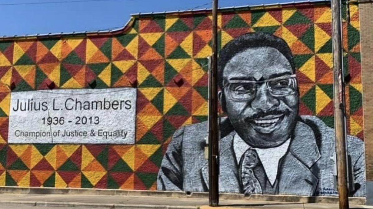 Julius Chambers Mural