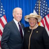 Rep. Adams and President Biden