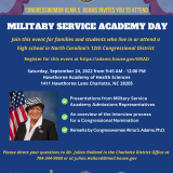 Military Service Academy Day Flyer