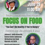 Focus on Food Event Poster