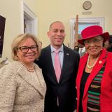 Mayor Lyles, Leader Jeffries, Rep. Adams