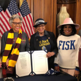 Alma Adams, Speaker Pelosi, GK Butterfield, and others