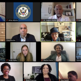 Zoom Call with Rep Adams