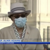 Alma Adams Wearing Mask