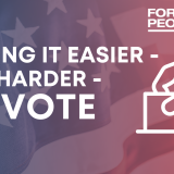 HR1 - Making it easier, not harder, to vote