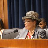 Rep. Alma Adams at hearing