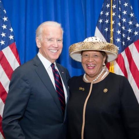 Rep. Adams and President Biden