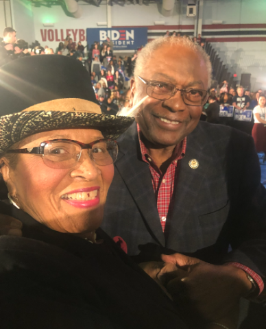 Congresswoman Adams and Leader Clyburn