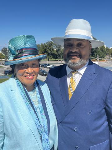 Congresswoman Adams and Congressman Payne