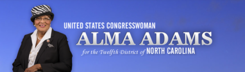 United States Congresswoman Alma Adams, Representative of North Carolina's 12th Congressional District