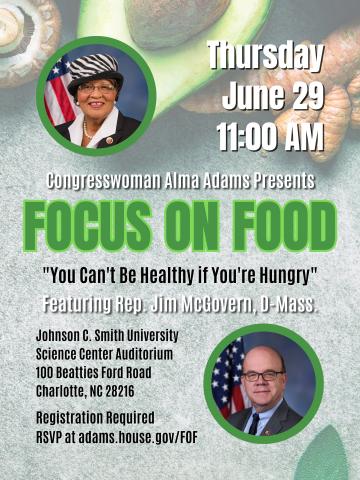 Focus on Food Event Poster