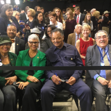 Rep. Alma Adams, Rep. Bonnie Watson Coleman, Rev. Jesse Jackson, and Rep. G. K. Butterfield, pictured left to right.