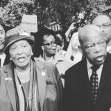 Alma Adams and John Lewis