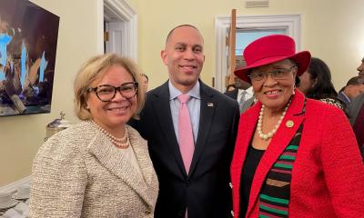 Mayor Lyles, Leader Jeffries, Rep. Adams