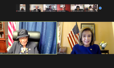Zoom meeting with Rep. Adams and Speaker Pelosi